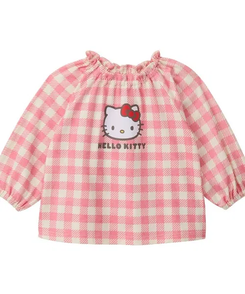 Детская футболка с длинным рукавомс принтом Sanrio Characters, Pink