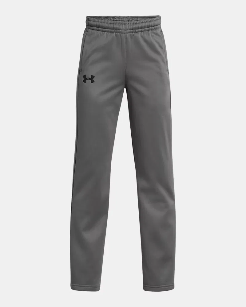 Штаны детские 66 см на флисовой подкладке Armour Fleece UnderArmour, Castlerock/Black
