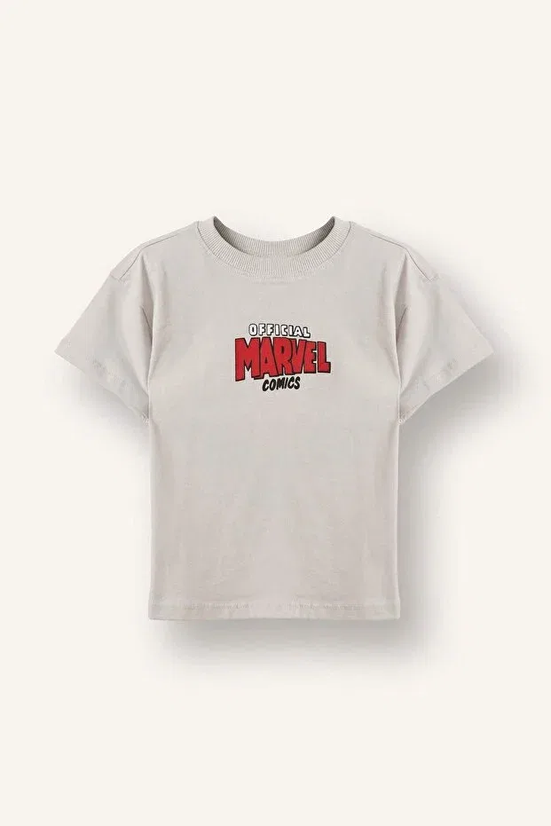 Детское боди для мальчиков с принтом Marvel Comics Defacto, Gray