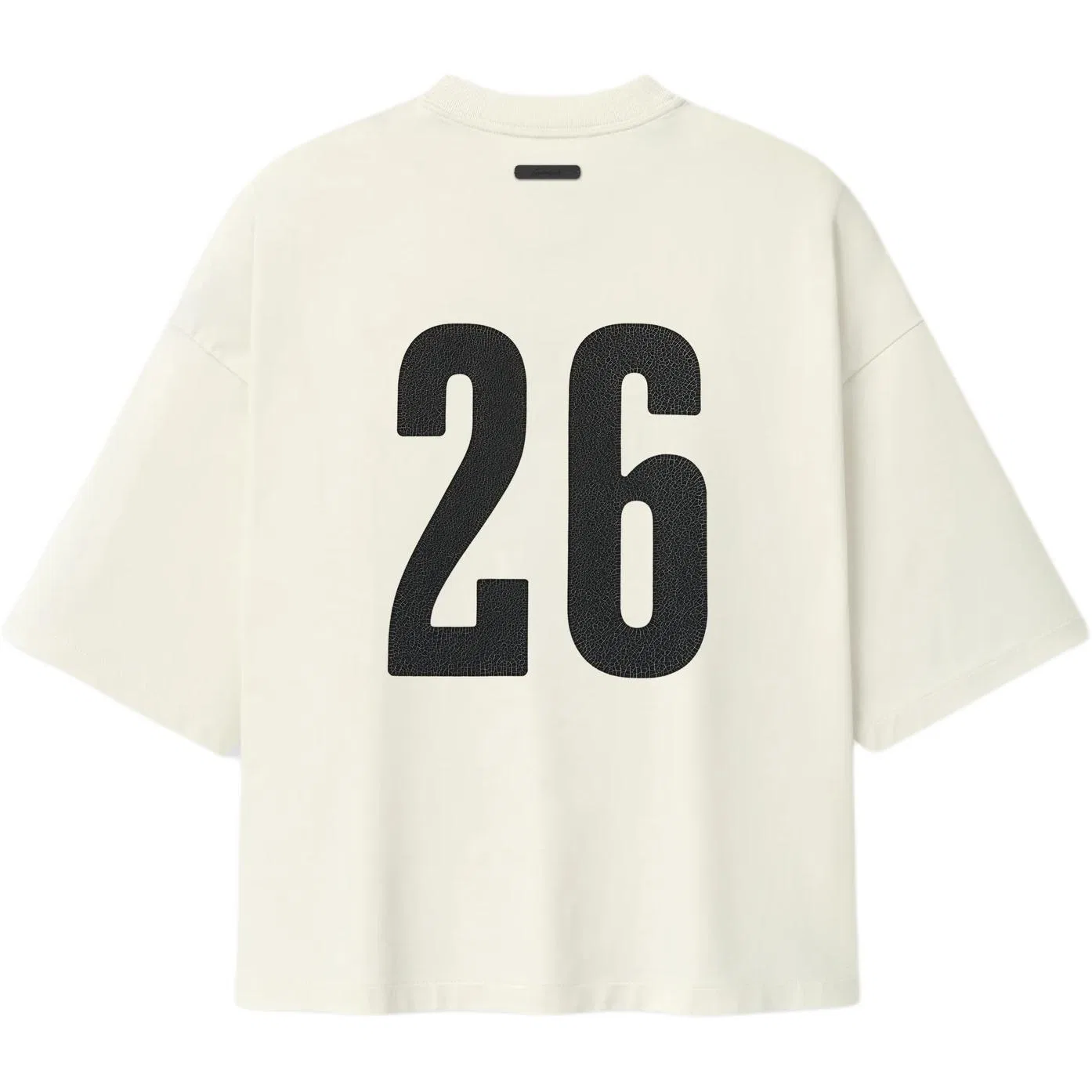 Детская футболка с круглым вырезом Fear Of God Essentials, Ivory — фото 3