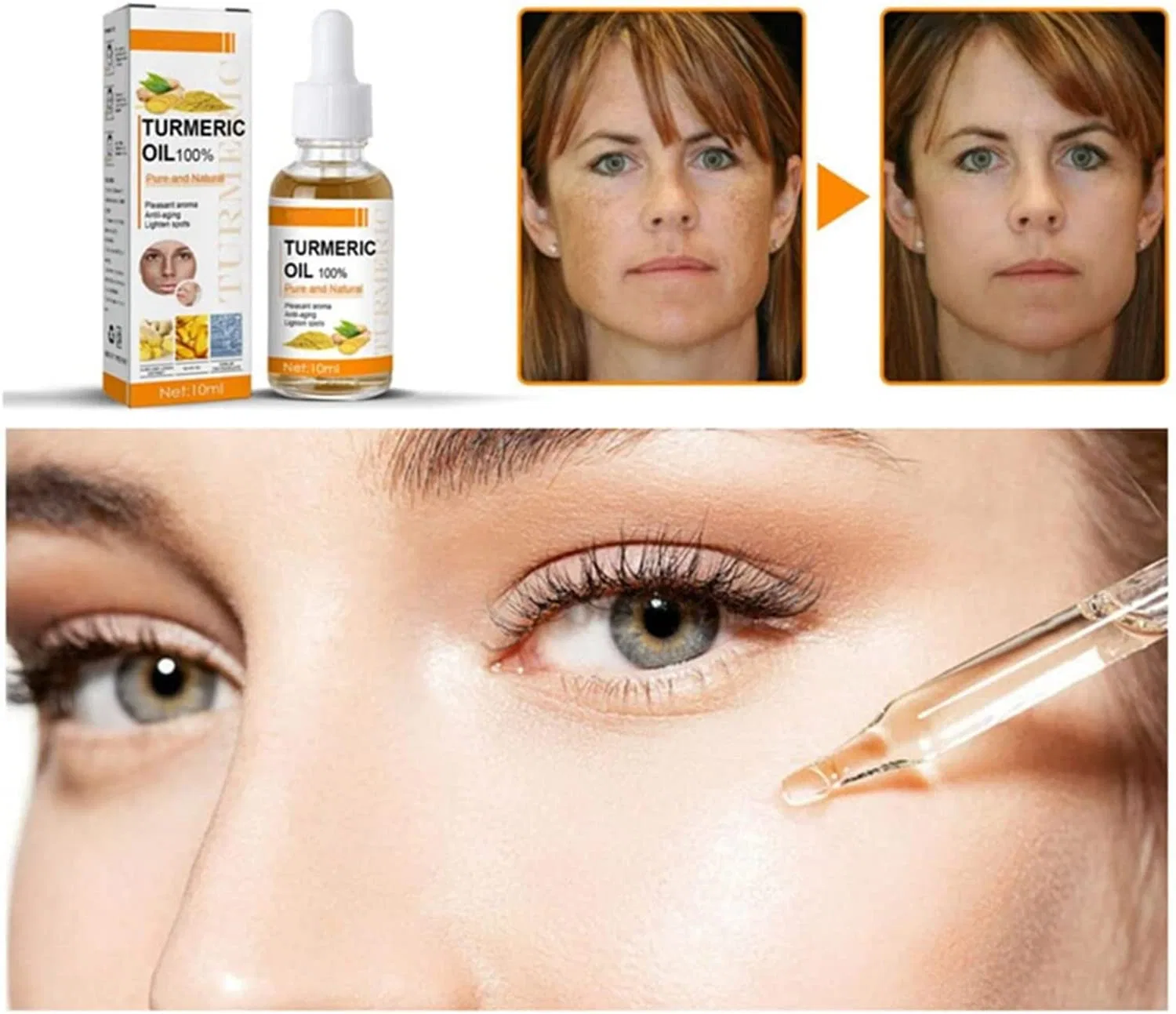 Сыворотка для лица Turmeric Dark Spot Corrector, Pelinuar, набор 3 шт, 10 мл — фото 3