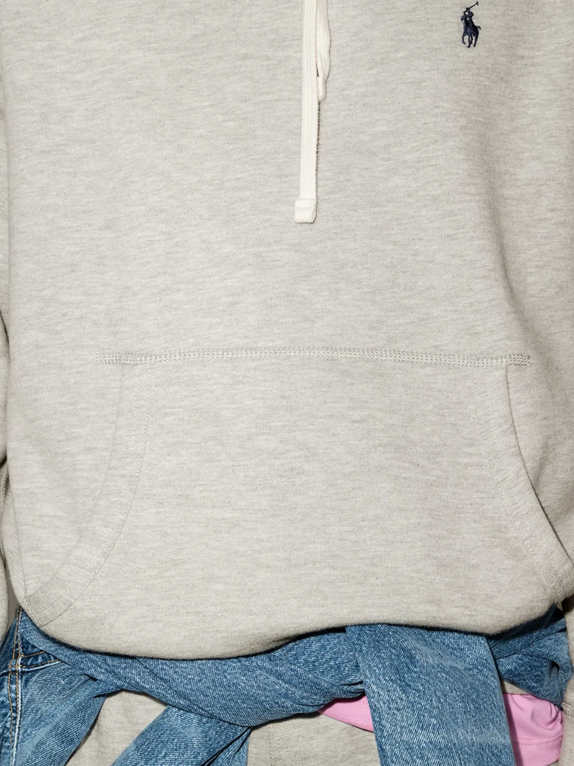 Polo Ralph Lauren Худи с кулиской, серый — фото 2
