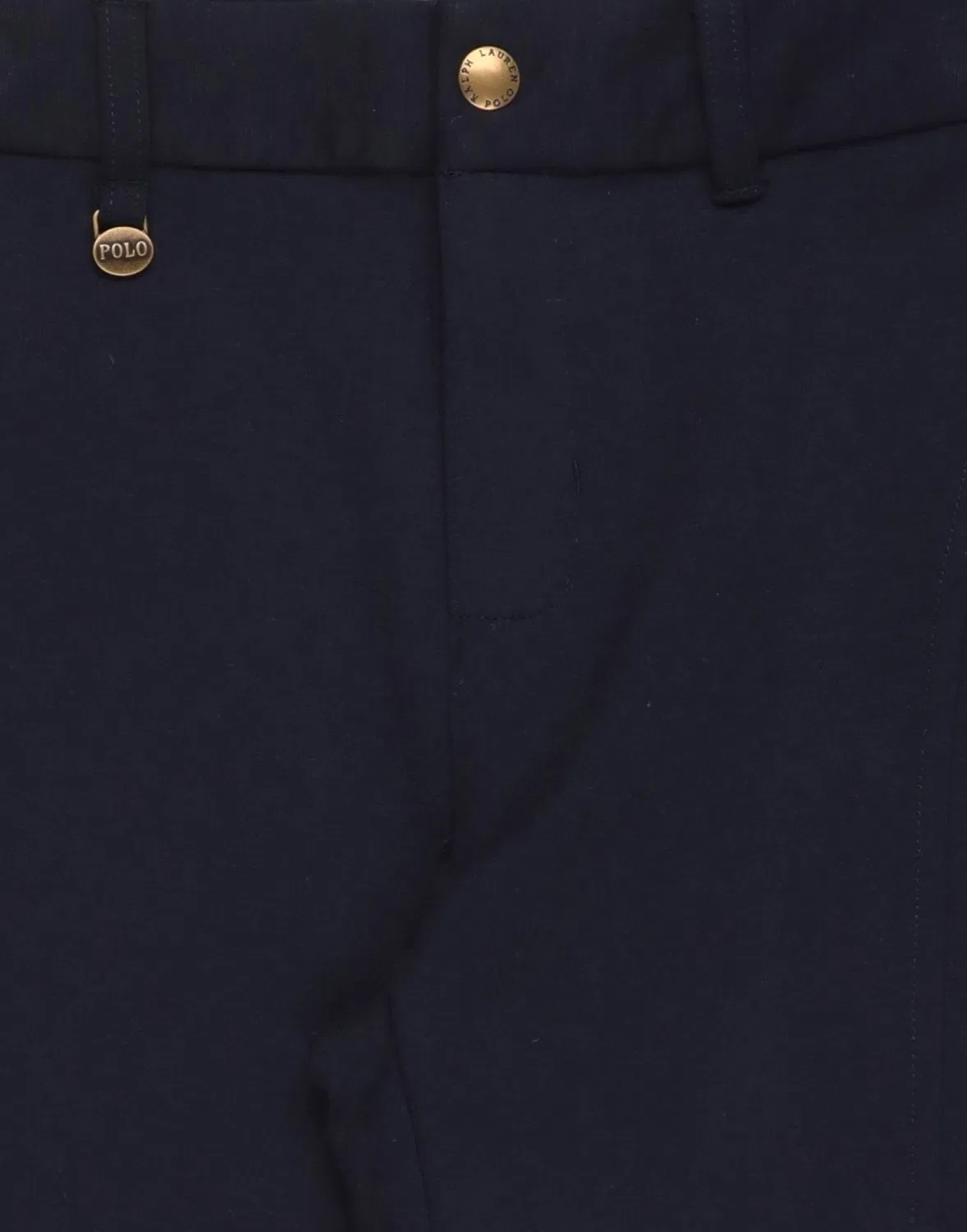 Детские леггинсы для девочек с логотипом Polo Ralph Lauren, темно‑синий — фото 3