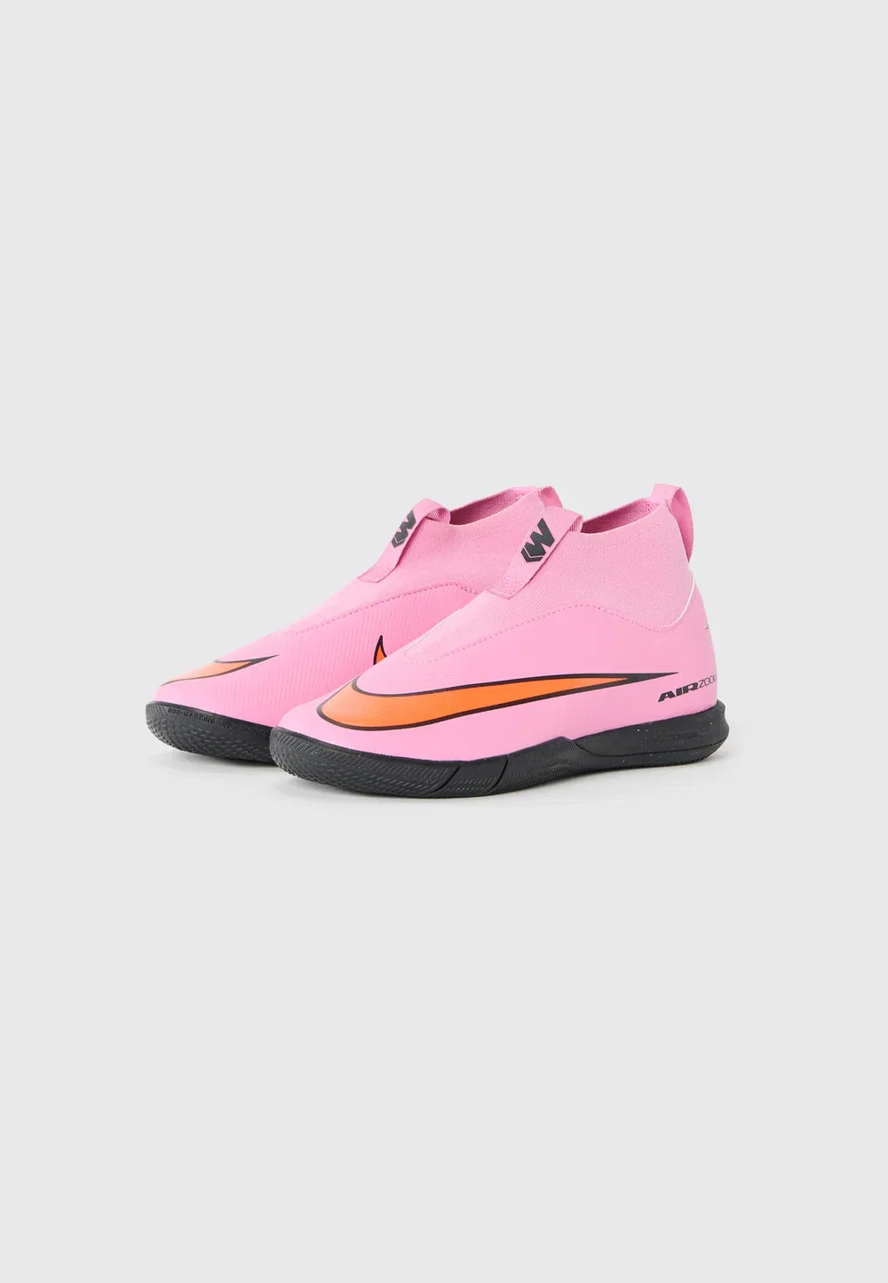 Детские кроссовки для мини-футбола Jr Mercurial Zoom Superfly 10 Academy IC Nike Performance, Magic Flamingo/Black/Total Crimson — фото 2