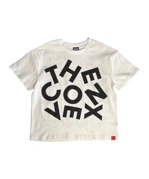 Детская футболка с принтом Random Logo / Wide-T CONVEX, Heather Gray — фото 2
