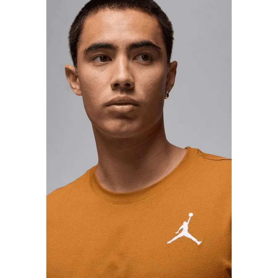Футболка с принтом Jumpman Nike, Коричневый — фото 3