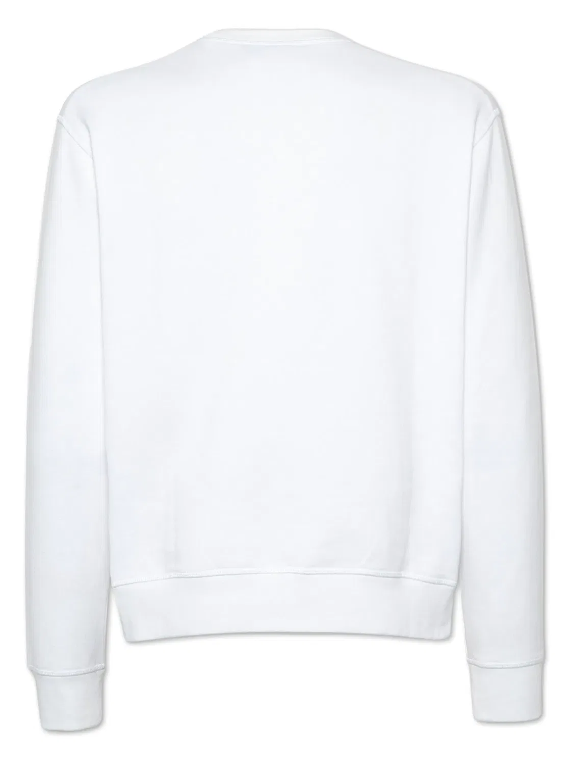 Хлопковый св sweatshirt DSQUARED2, белый — фото 2