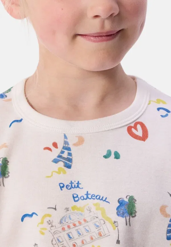 Пижама хлопковая Opera de Paris Petit Bateau Marshmallow, Multi-colored, мультиколор — фото 2