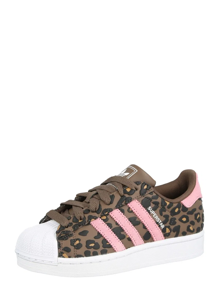 Кроссовки ADIDAS ORIGINALS 'SUPERSTAR II' коричневого цвета