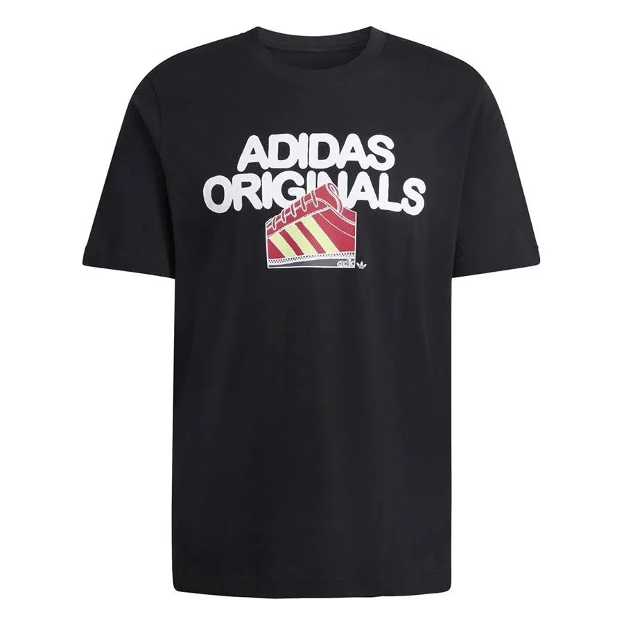Футболка с принтом GFX T adidas, Черный