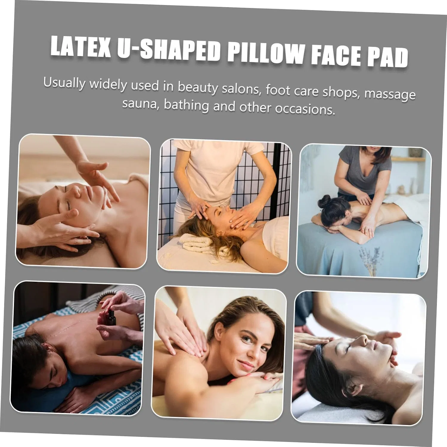 Массажная подушка для лица Silicone Face Cushion POPETPOP, 30x27 см, Silicone — фото 3