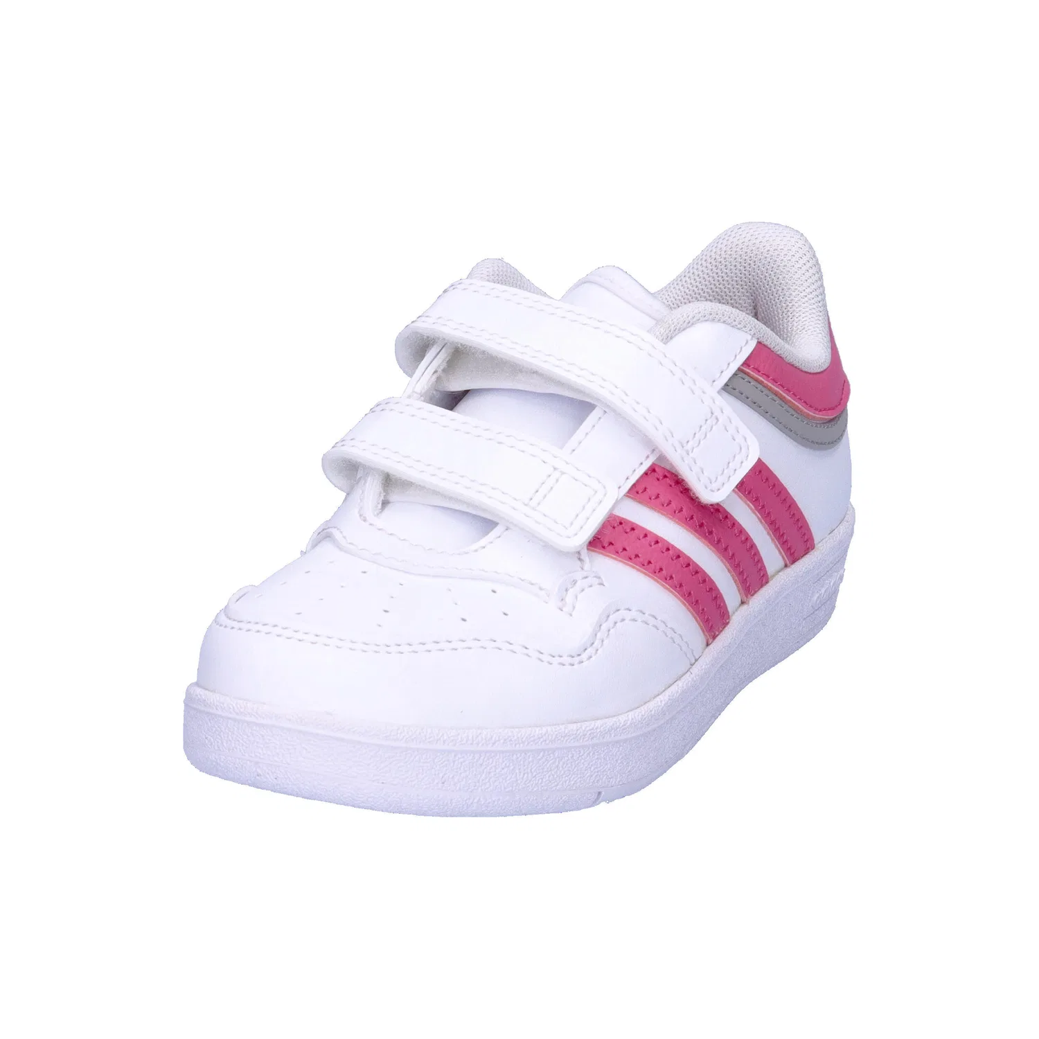 Детские кроссовки с липучками HOOPS 4.0 Adidas, Weiss Rosa — фото 4