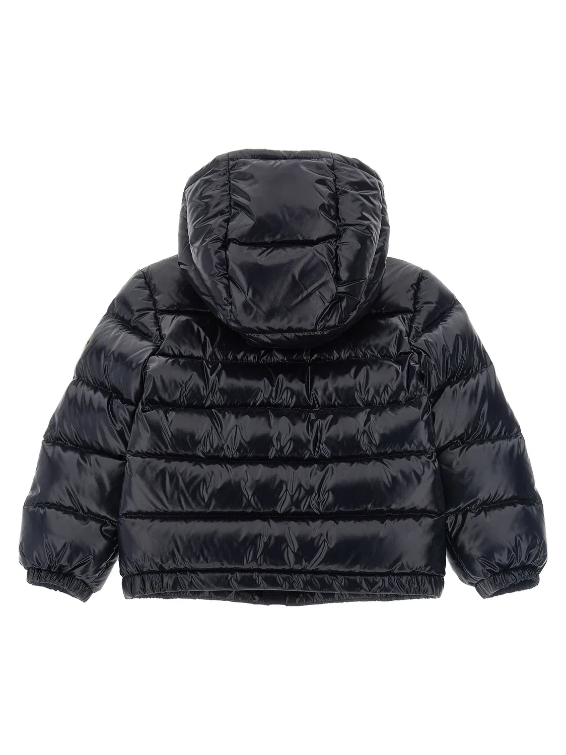 Пуховик New Aubert Moncler Enfant, синий — фото 2