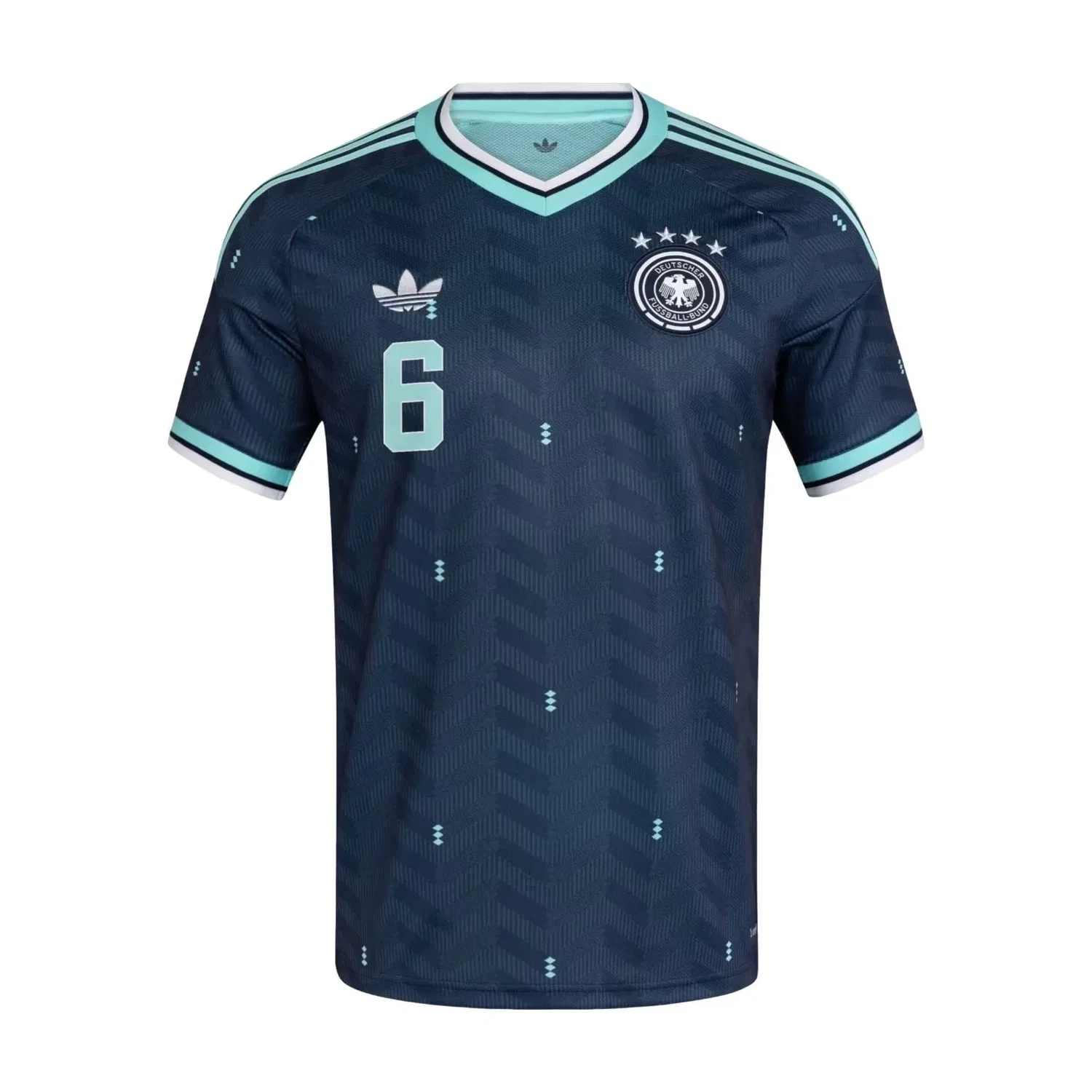 Мужская футболка Joshua Kimmich Germany 26 Away Jersey Adidas, темно-синий — фото 2