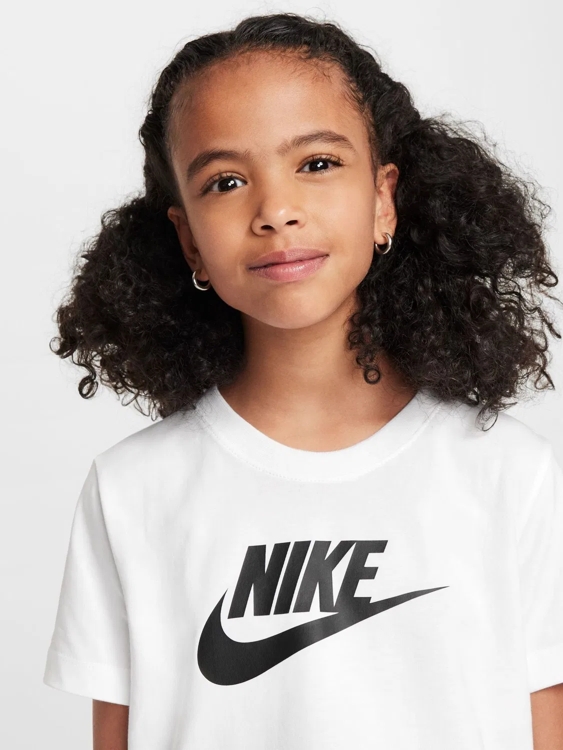 Футболка укороченная Nike, белый — фото 4