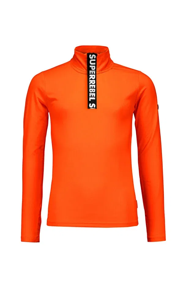Детская футболка для девочек с длинным рукавом Superrebel, Orange
