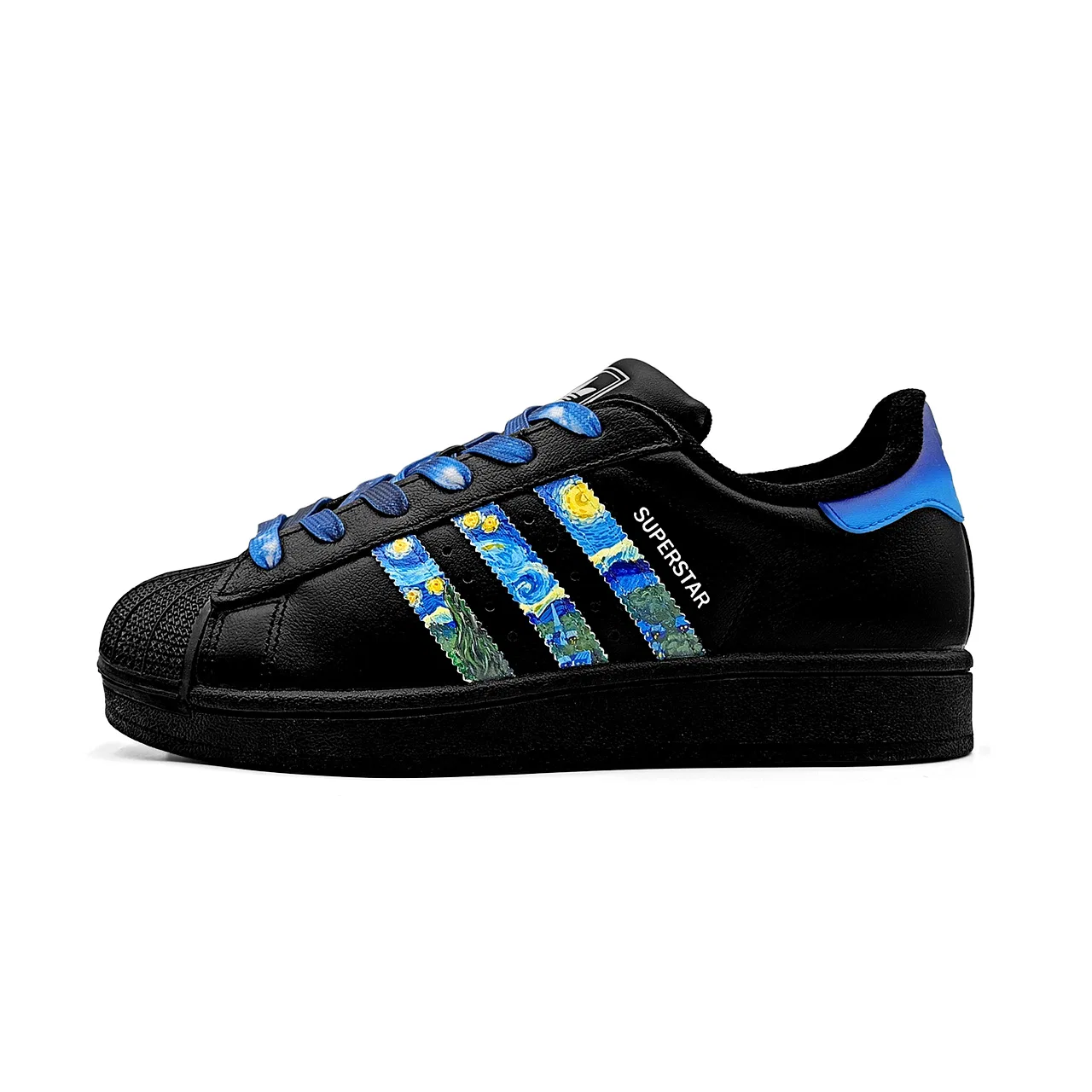 Детские кеды для скейтбординга Superstar 2, Adidas Originals, Black Blue