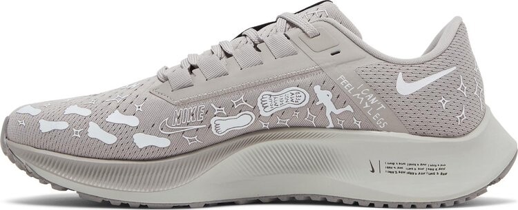Кроссовки Nike Nathan Bell x Air Zoom Pegasus 38 A.I.R. 'Run To A Magical Place - College Grey', серый — фото 4