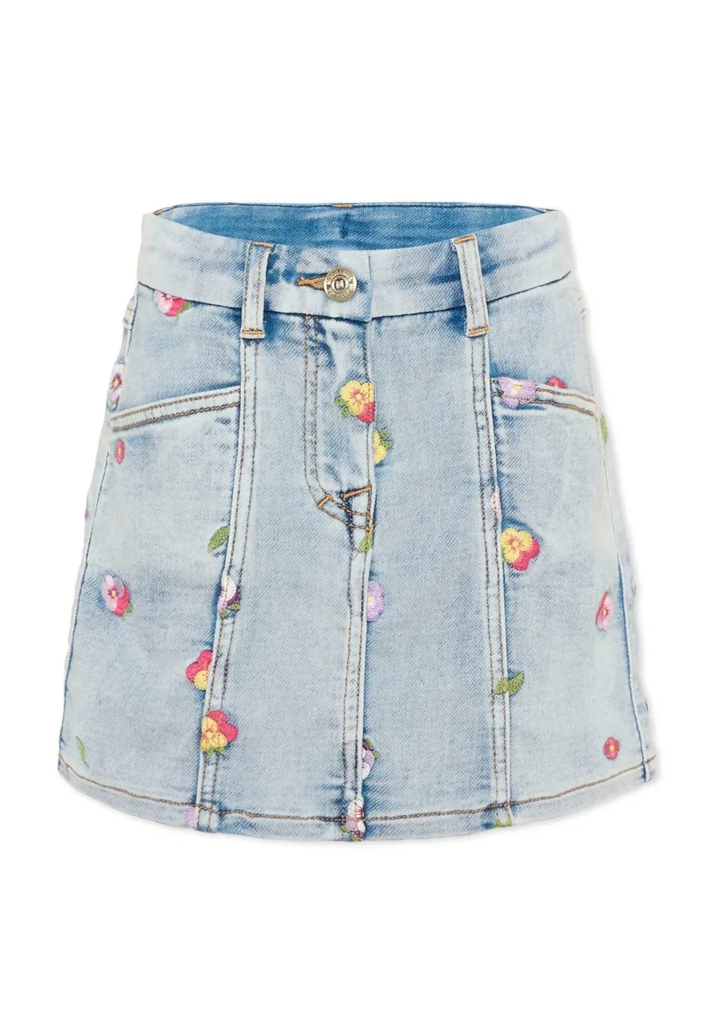 Собираюсь - юбка А-силуэта Monnalisa, Denim