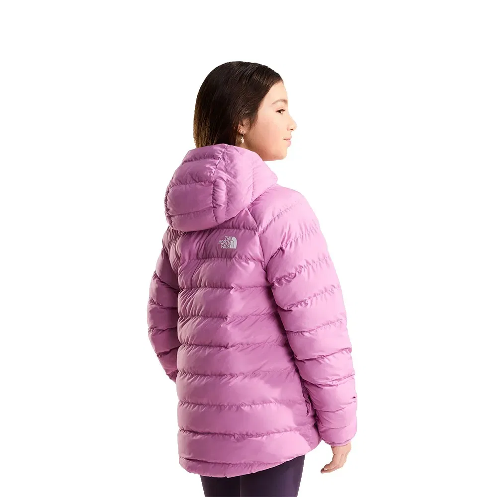 Детская куртка для девочек с принтом Reversible Perrito The north face, Pink — фото 2