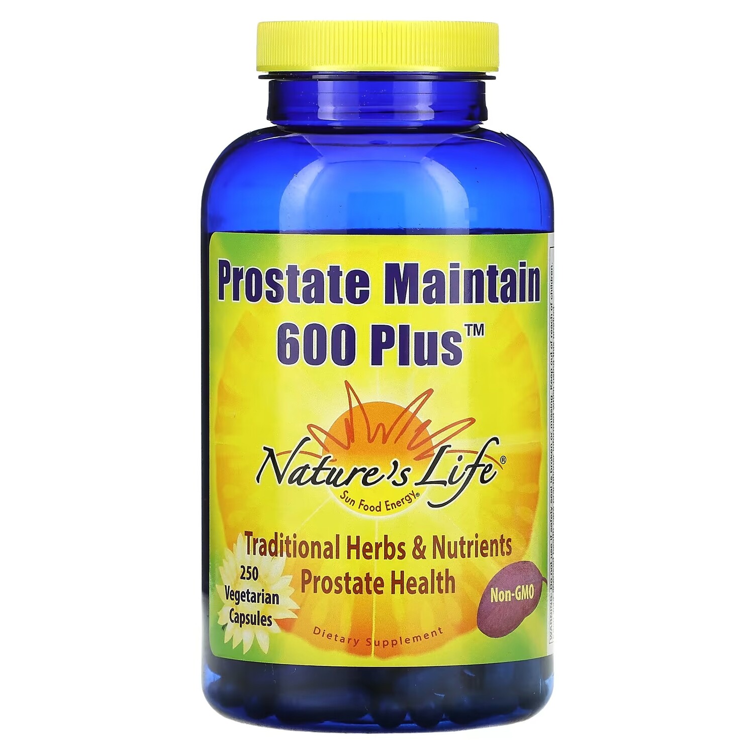 

Nature's Life Prostate Maintain 600 Plus, 250 вегетарианских капсул