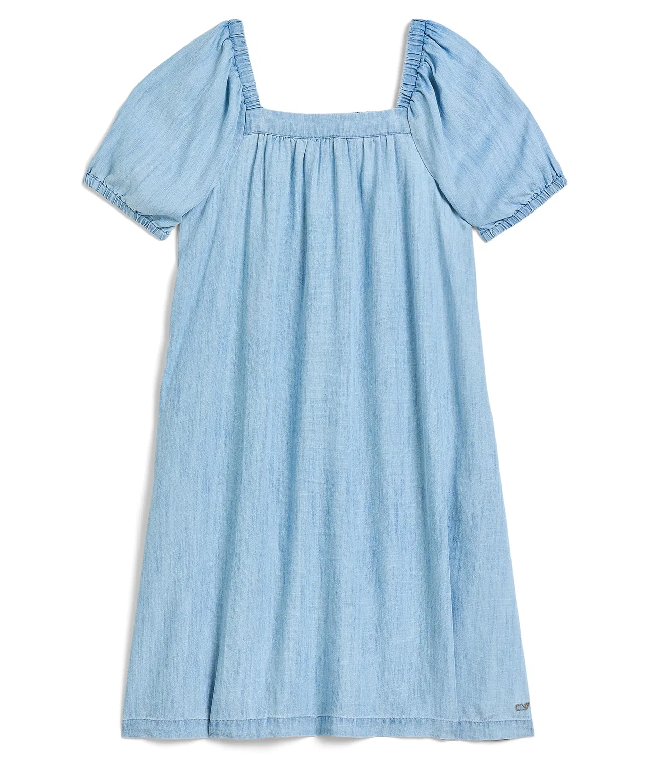 Платье из шамбре Serena (для детей постарше) Vineyard Vines Kids, Light Acid Wash