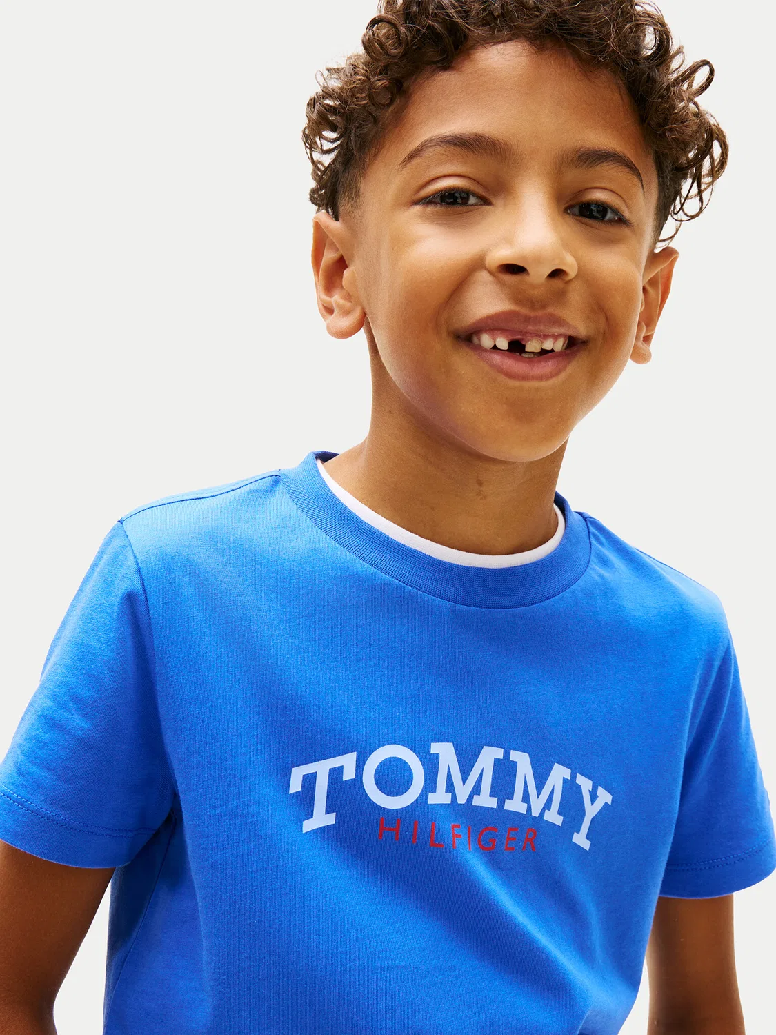 Футболка стандартного кроя для мальчика Tommy Hilfiger, синий — фото 4