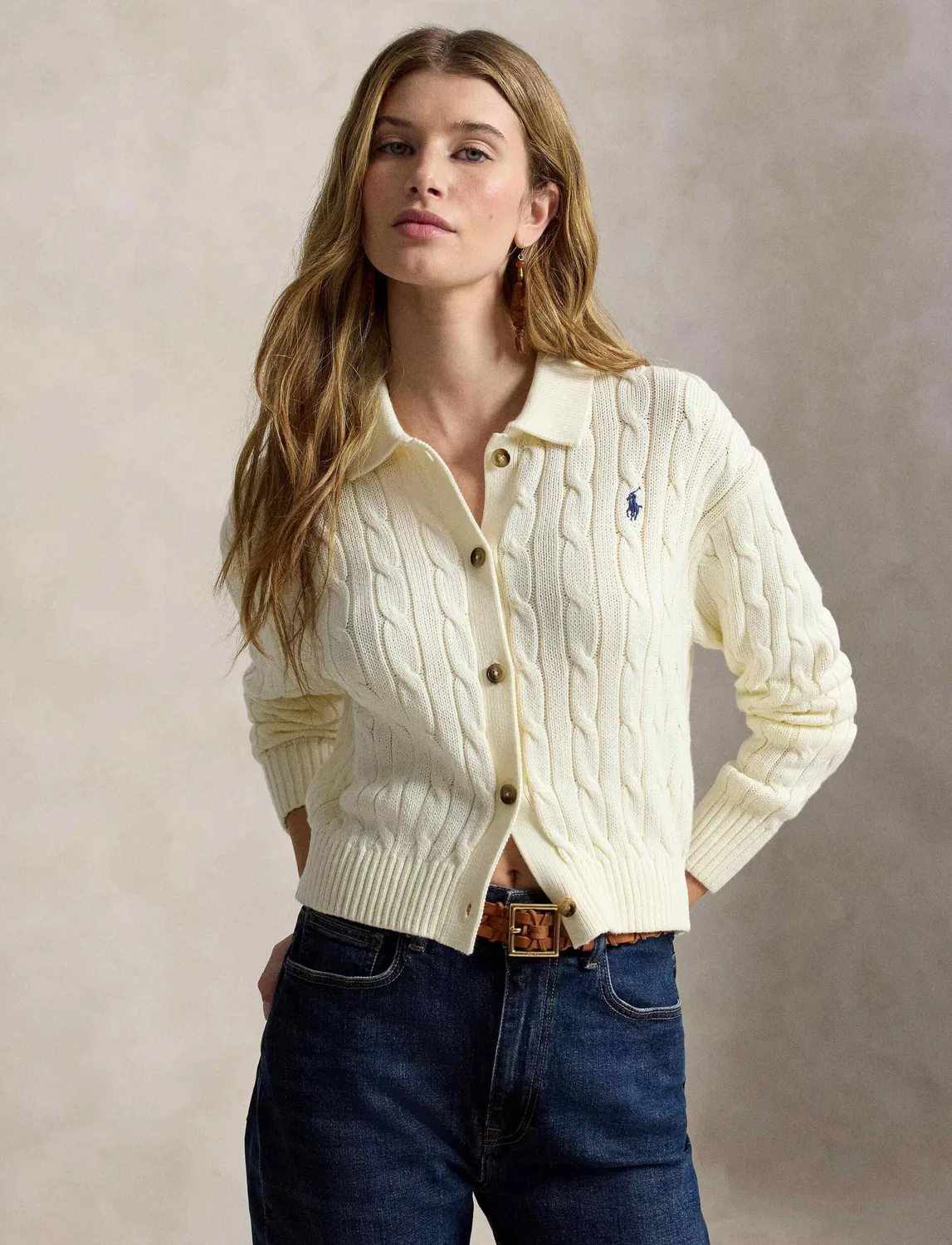 Кардиган Polo Ralph Lauren, Crema