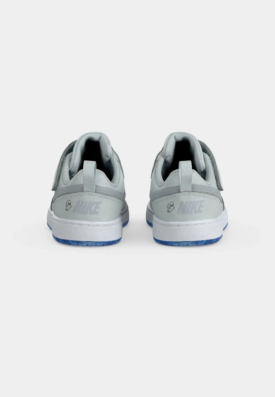 Кроссовки унисекс Court borough Nike Sportswear, Pure Platinum-Coloured/Wolf Grey/University Red/Game Royal/Football Blue — фото 4