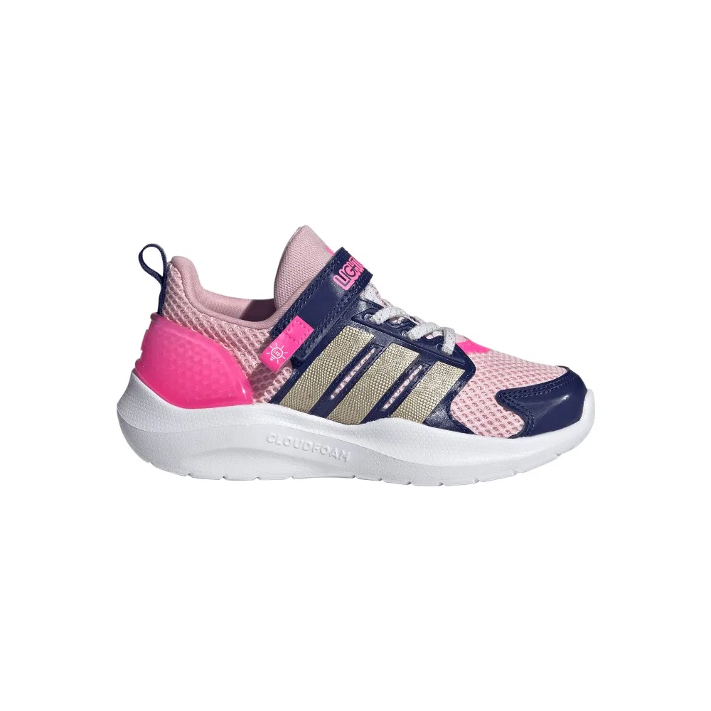 Детские спортивные кроссовки для девочек с сетчатым верхом Lightorama Rnr El adidas