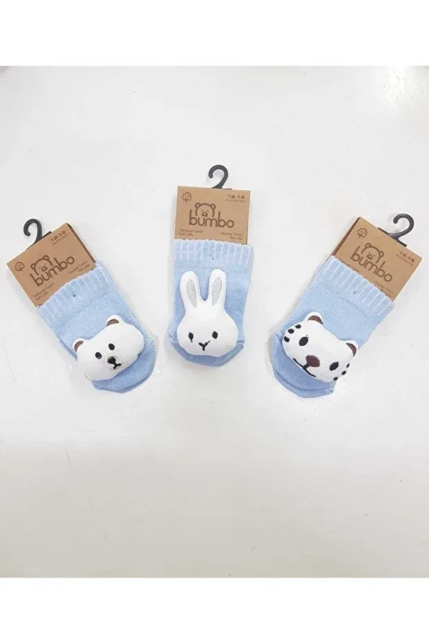 Детские носки с принтом 3-Pack Baby By Bumbo, Blue