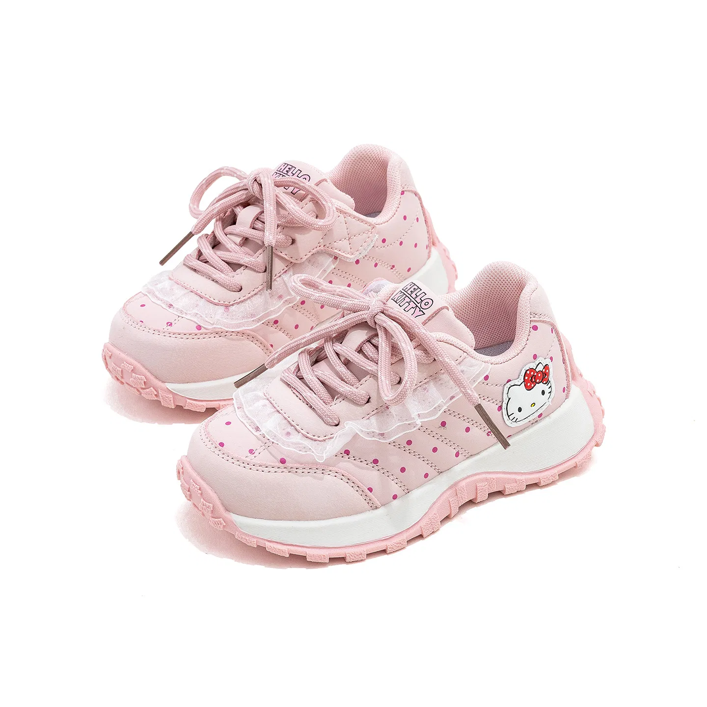 Детские уличные кроссовки с принтом Hello Kitty Sanrio, розовые — фото 4