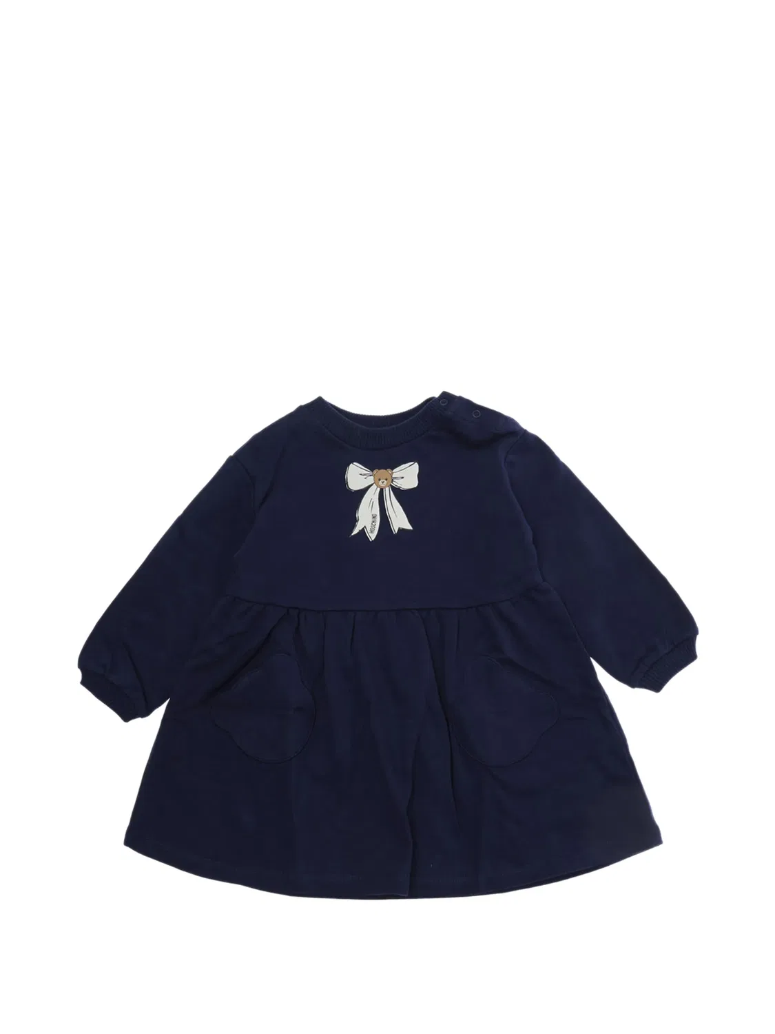 Платье Teddy Bear синее Moschino, синий