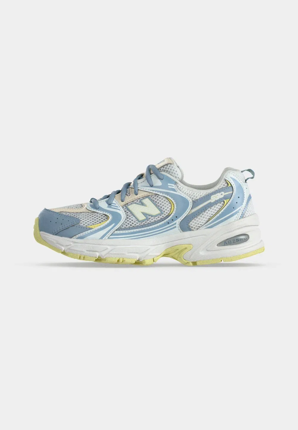 530 кроссовок унисекс New Balance, Light Arctic Grey/White — фото 2
