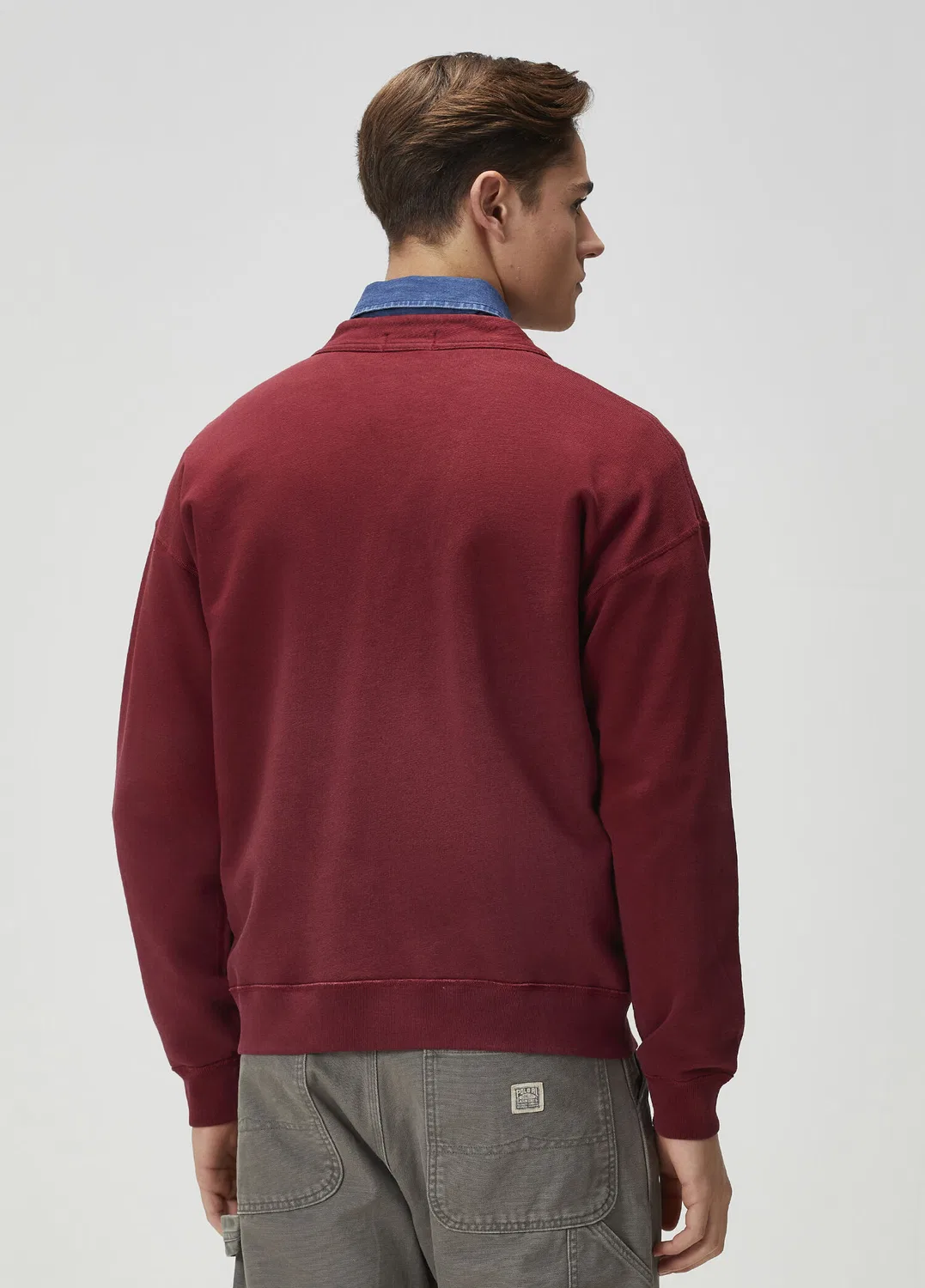 Свитшот Polo Ralph Lauren Vintage, красный — фото 4