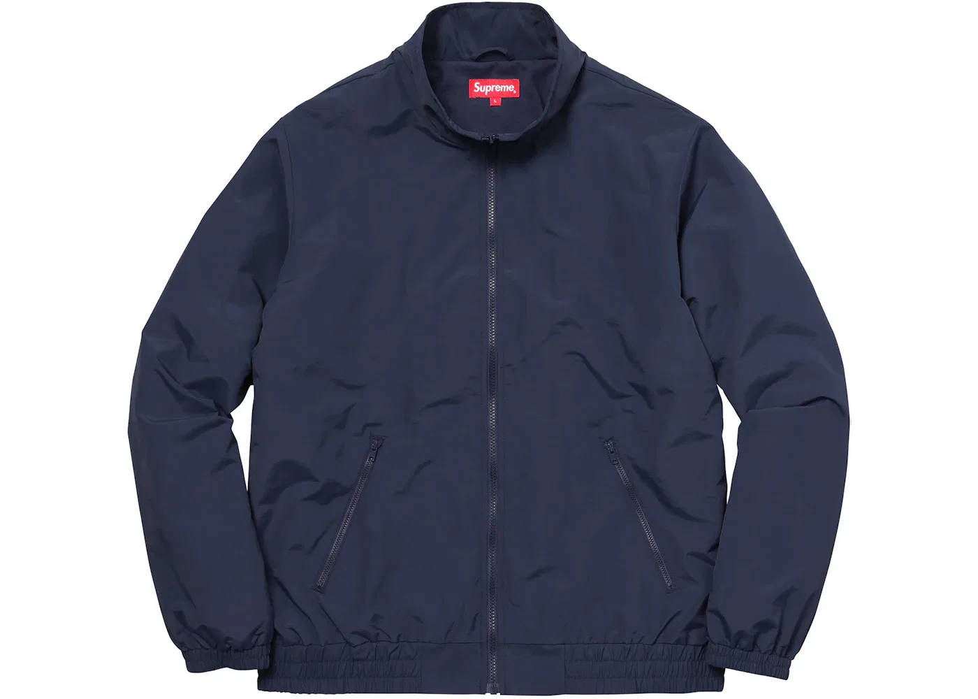 Мужская куртка на молнии с принтом Arc Track Jacket Supreme, темно-синий