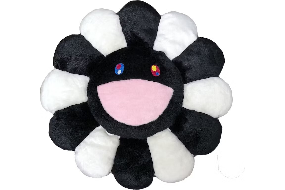 

Мягкая плюшевая фигурка Takashi Murakami Flower, 60 см, черный/белый