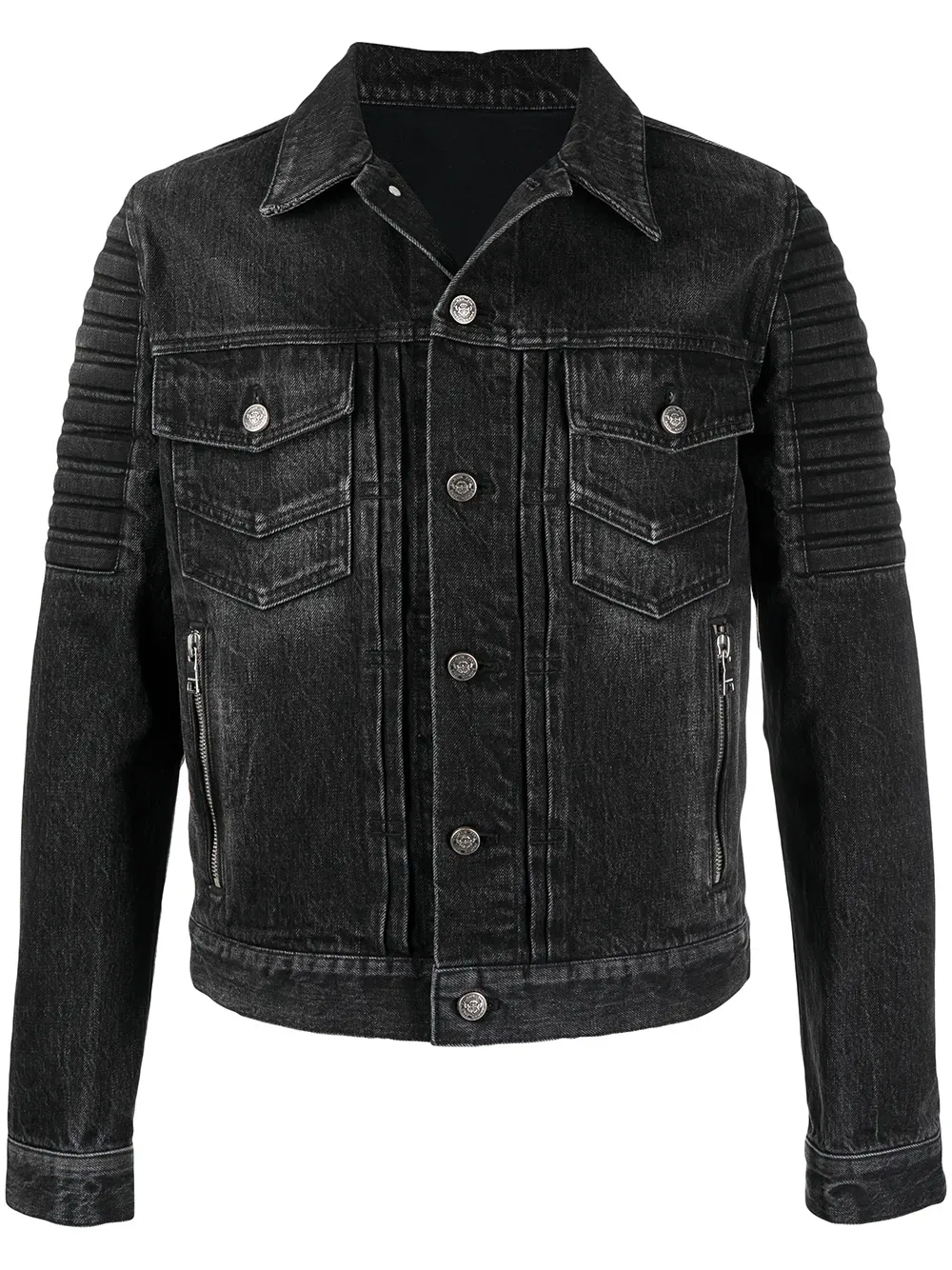 Куртка джинсовая Balmain, черный