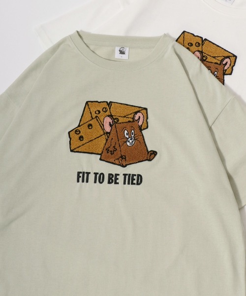 

Футболка оверсайз с коротким рукавом, с принтом и вышивкой Tom&Jerry, светло-зеленая, Зеленый, Футболка оверсайз с коротким рукавом, с принтом и вышивкой Tom&Jerry, светло-зеленая