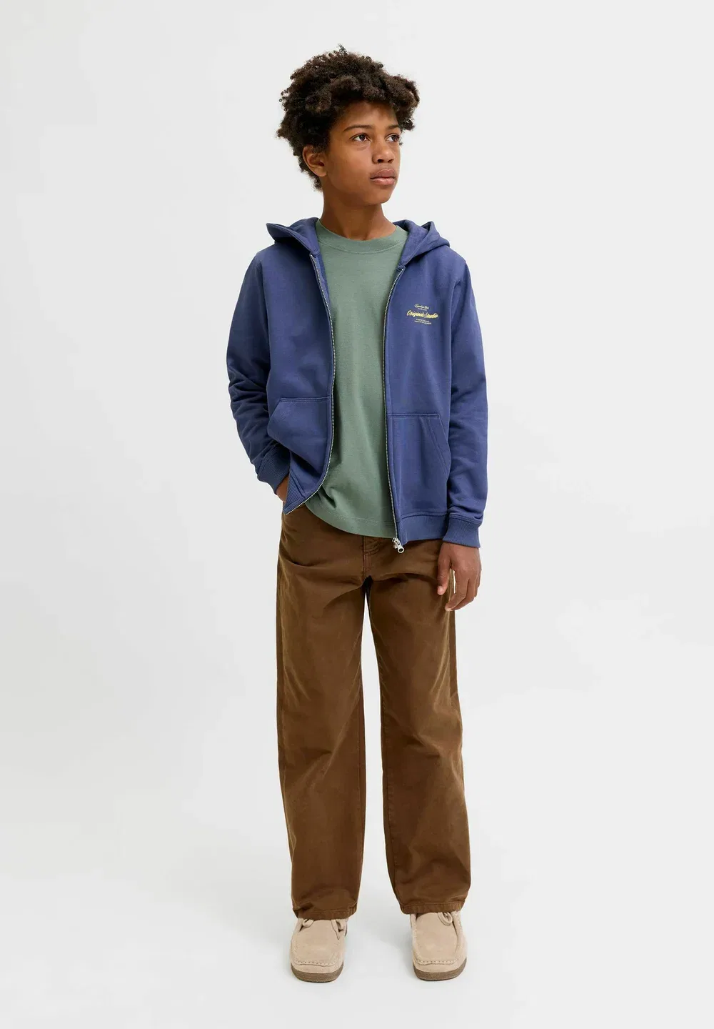 Jornorrebro typo tee ss crew neck sn jnr - print t-shirt Jack & Jones Junior, Laurel Wreath