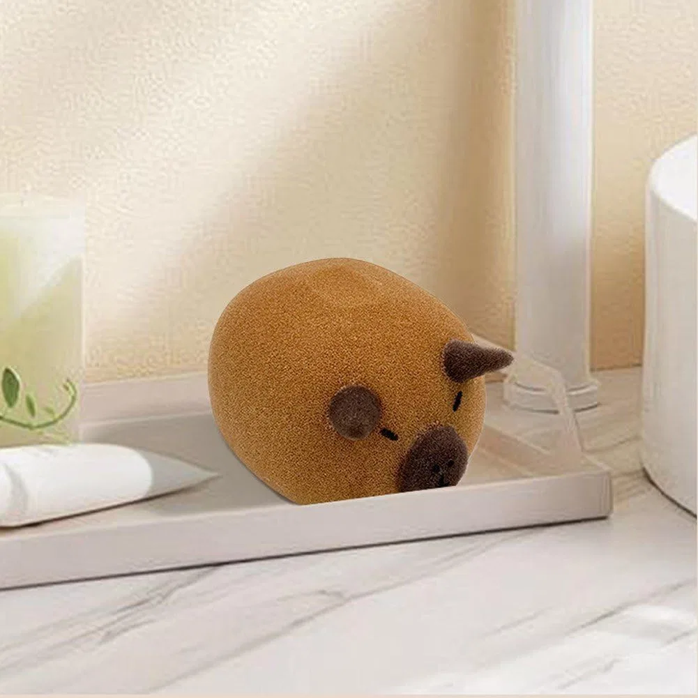 Мочалка для тела Capybara, 3 шт., набор, Brown Generisch