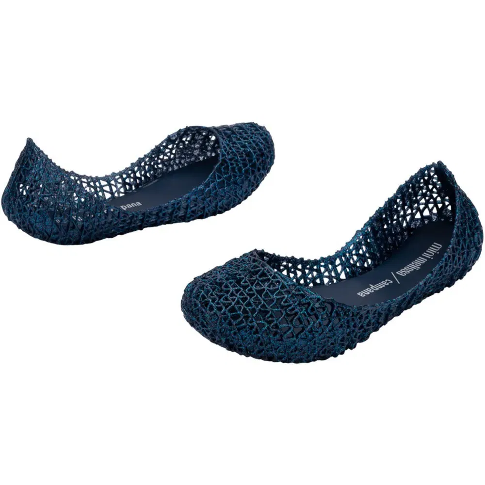 Балетки Melissa Mini Campana Papel Melissa, синий — фото 4