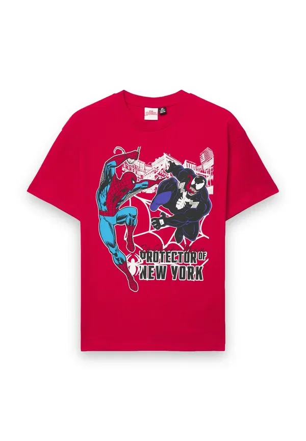 Футболка с принтом Marvel Spider-man Terranova, Rosso Vivo, ярко-красный