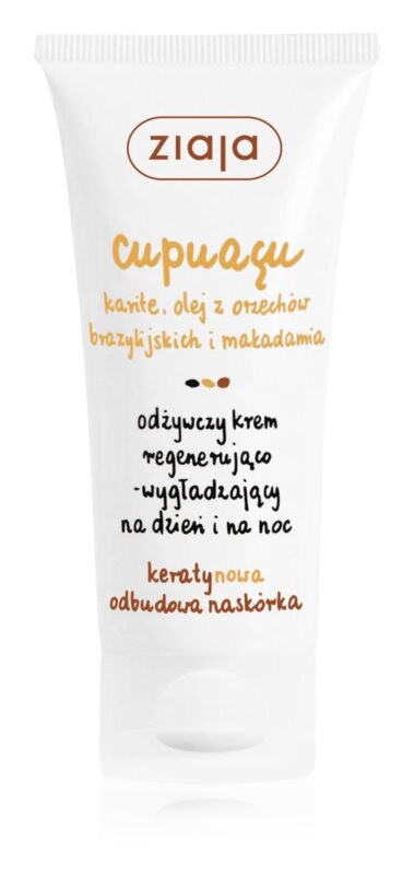 

Питательный дневной и ночной крем с регенерирующим эффектом Ziaja Cupuacu