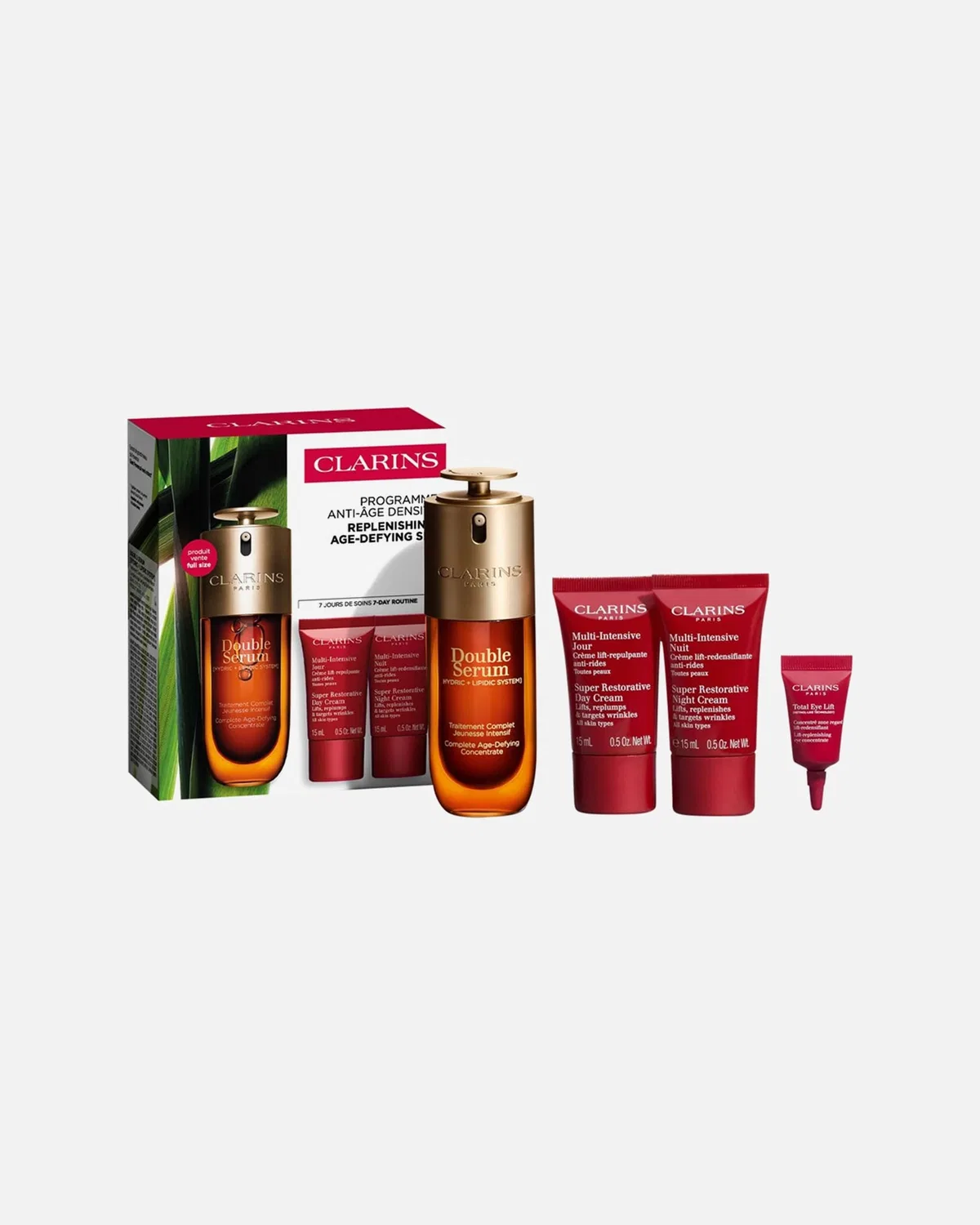 Набор для ухода за лицом с двойной сывороткой Clarins, 1 Stück