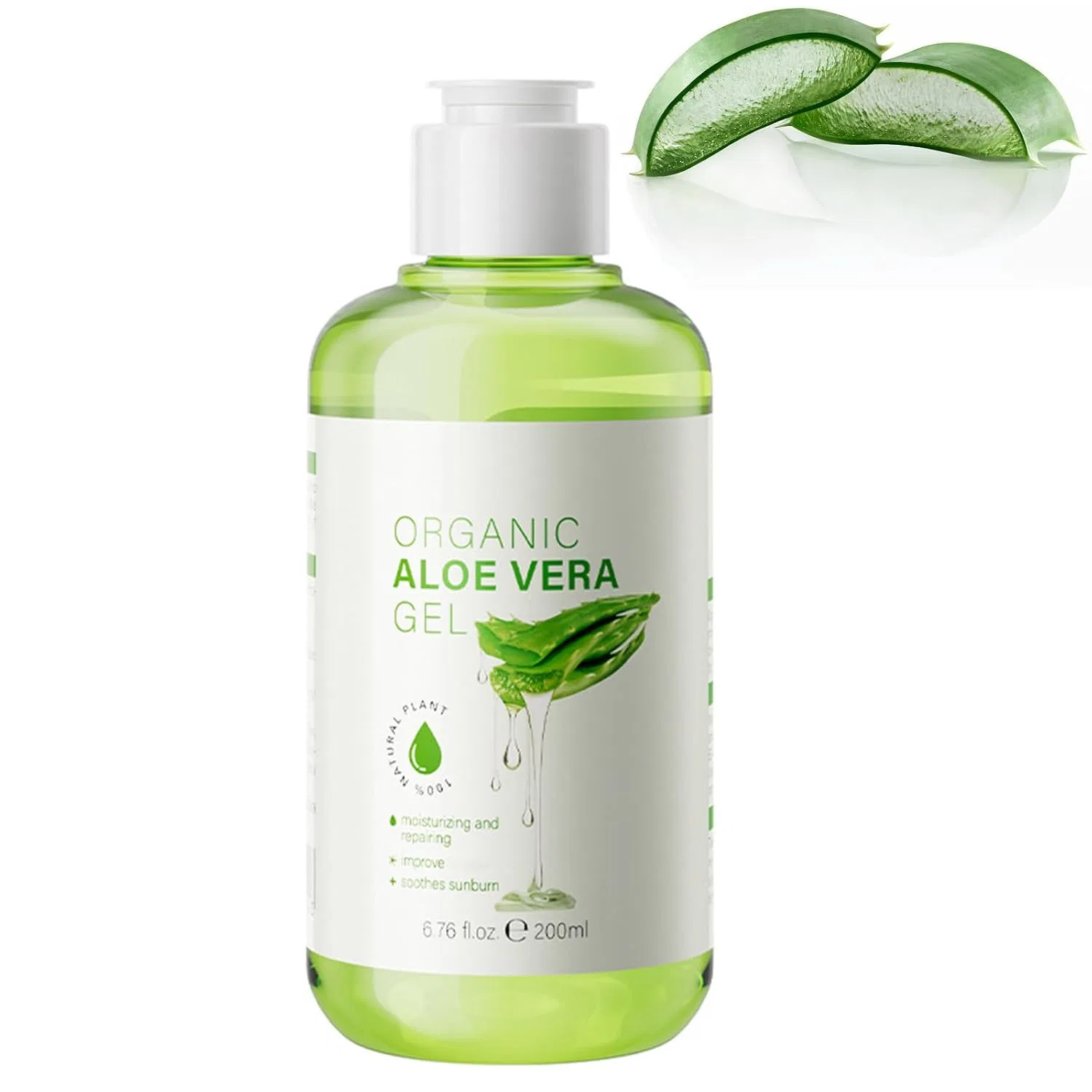 Гель после загара Pure Aloe Vera Gel, увлажняющий, 200 мл Generic