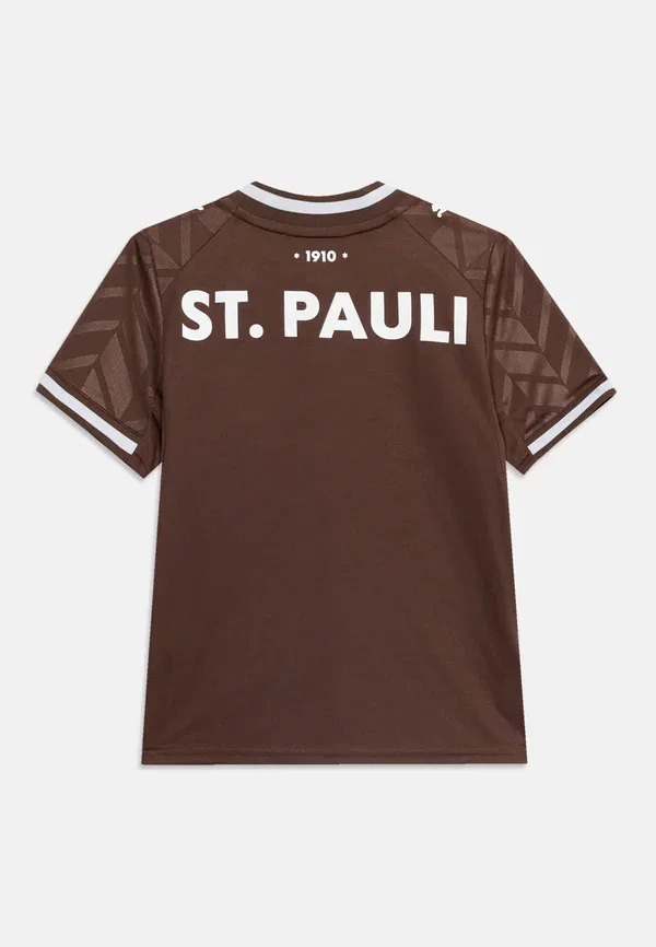 Футболка поло женская St pauli home replica unisex Puma, Espresso Brown/White, белый/коричневый — фото 2