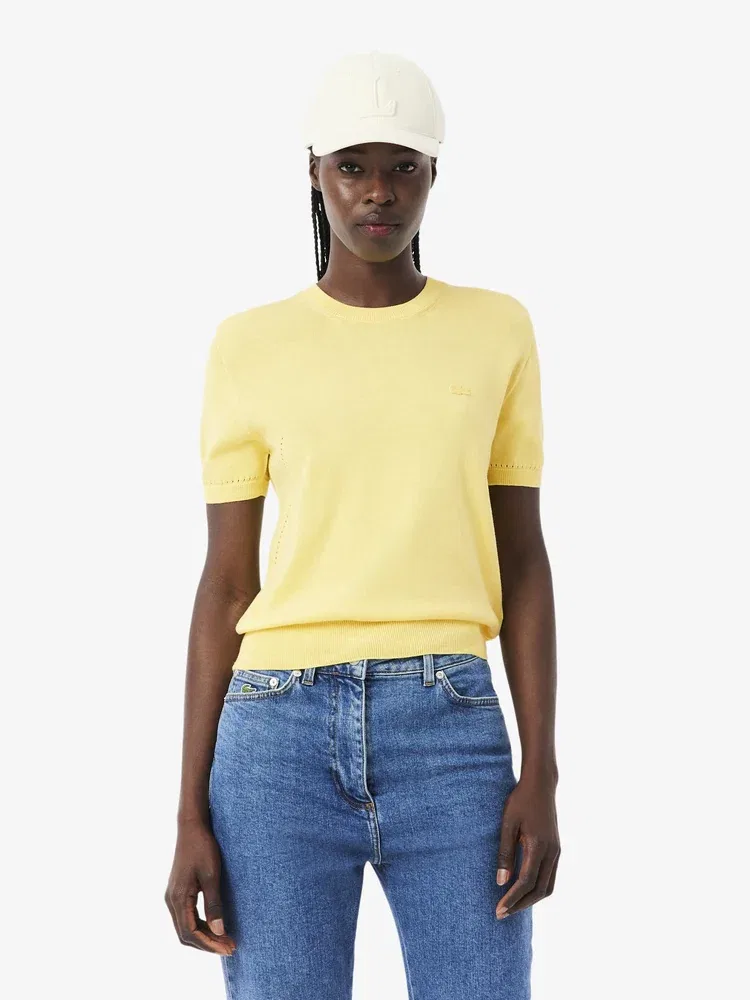 Свитер женский LACOSTE Light Cotton Lemon