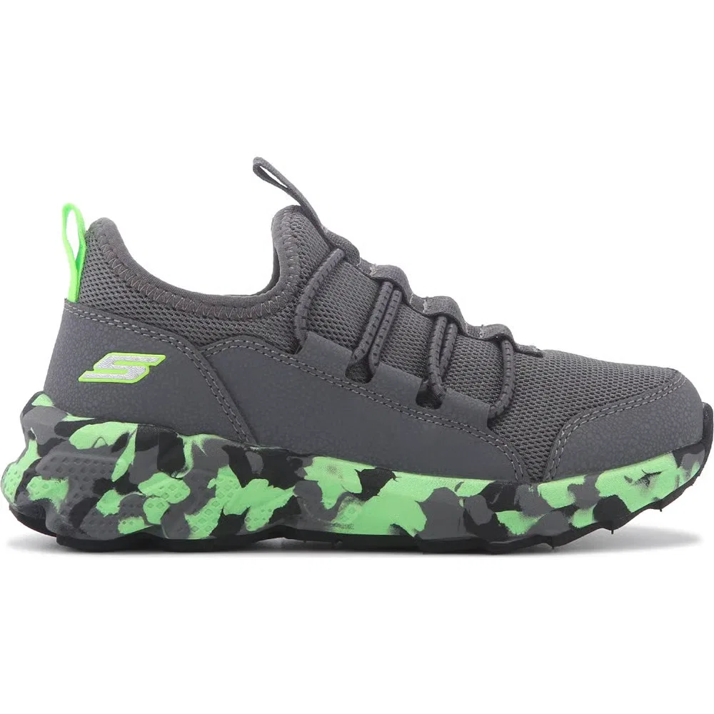 Детские спортивные кроссовки-слипоны Skechers, Grey/Multi — фото 2