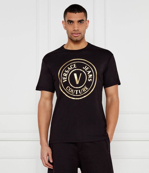 

Футболка Regular Fit Versace Jeans Couture, черный